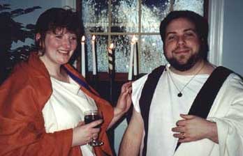 Patricia and William, just married